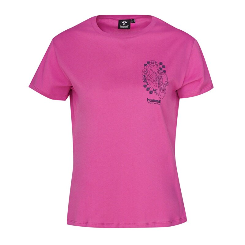 RODAS KISA KOLLU TİŞÖRT Pembe Kadın Tişört