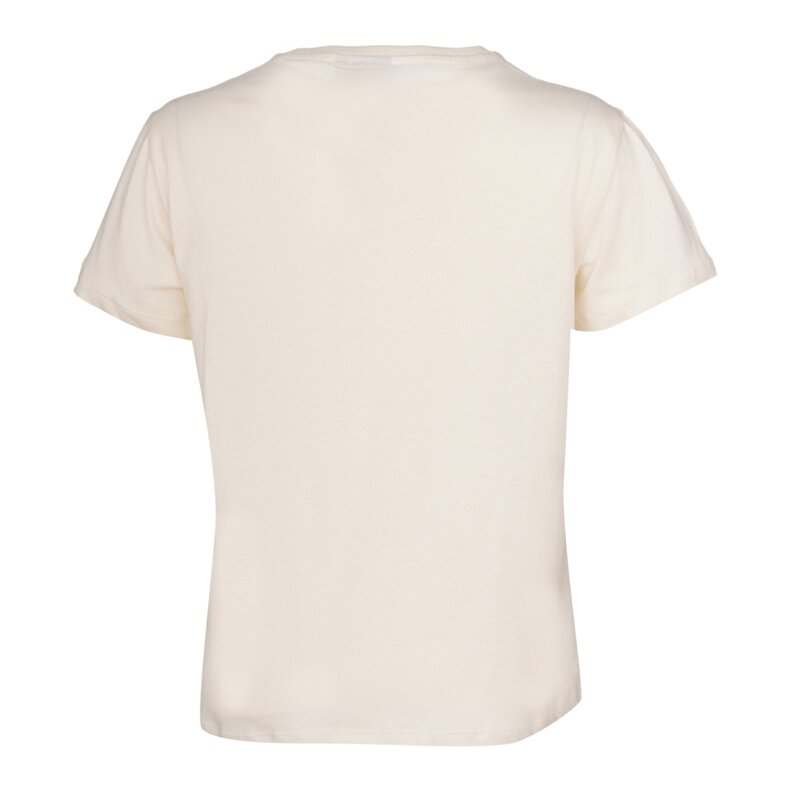 RODAS KISA KOLLU TİŞÖRT Ekru Kadın Tişört