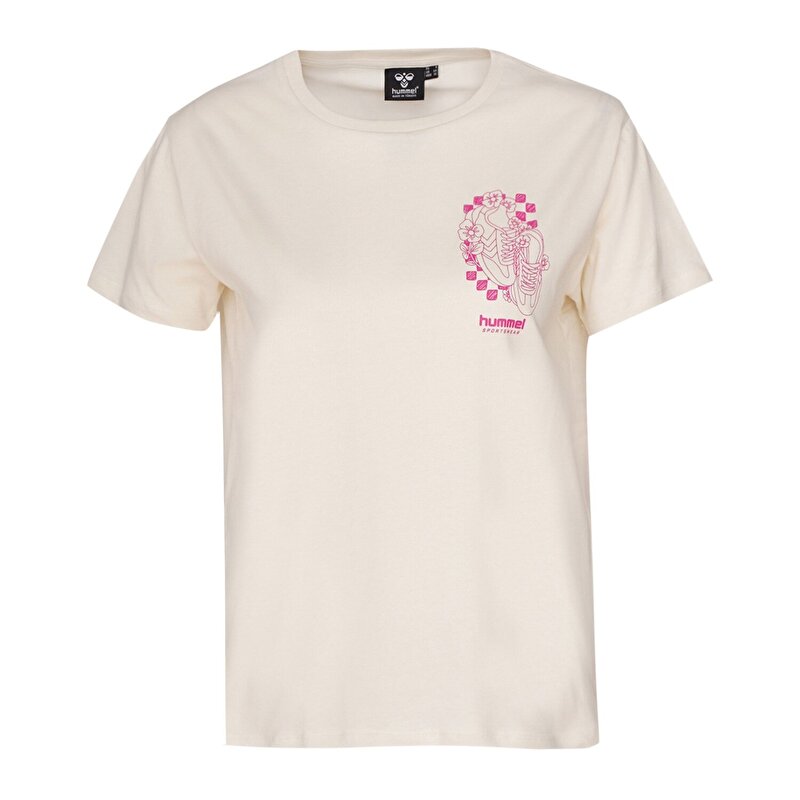 RODAS KISA KOLLU TİŞÖRT Ekru Kadın Tişört