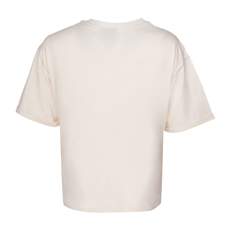 RUTA KISA KOLLU TİŞÖRT Ekru Kadın Tişört