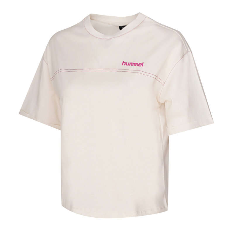 RUTA KISA KOLLU TİŞÖRT Ekru Kadın Tişört