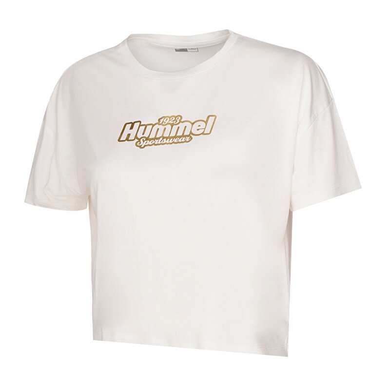 SAHARA KISA KOLLU TİŞÖRT Ekru Kadın Tişört