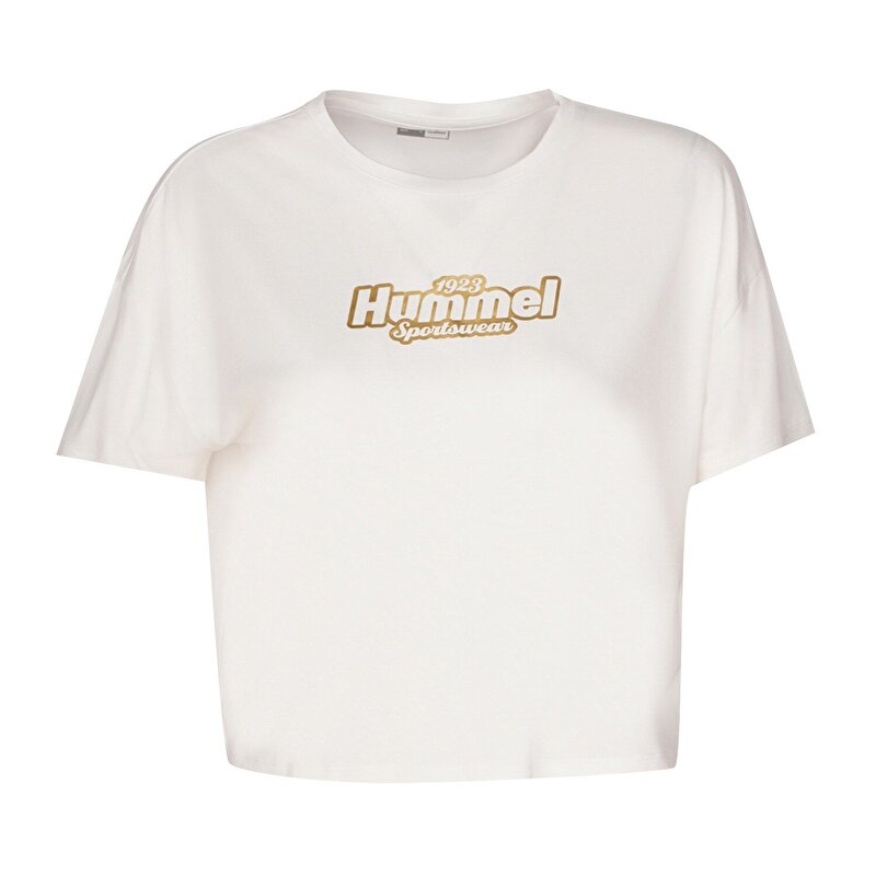 SAHARA KISA KOLLU TİŞÖRT Ekru Kadın Tişört