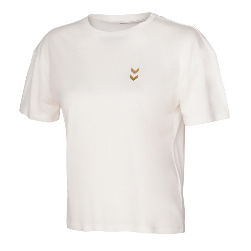 SAJAR KISA KOLLU TİŞÖRT Ekru Kadın Tişört