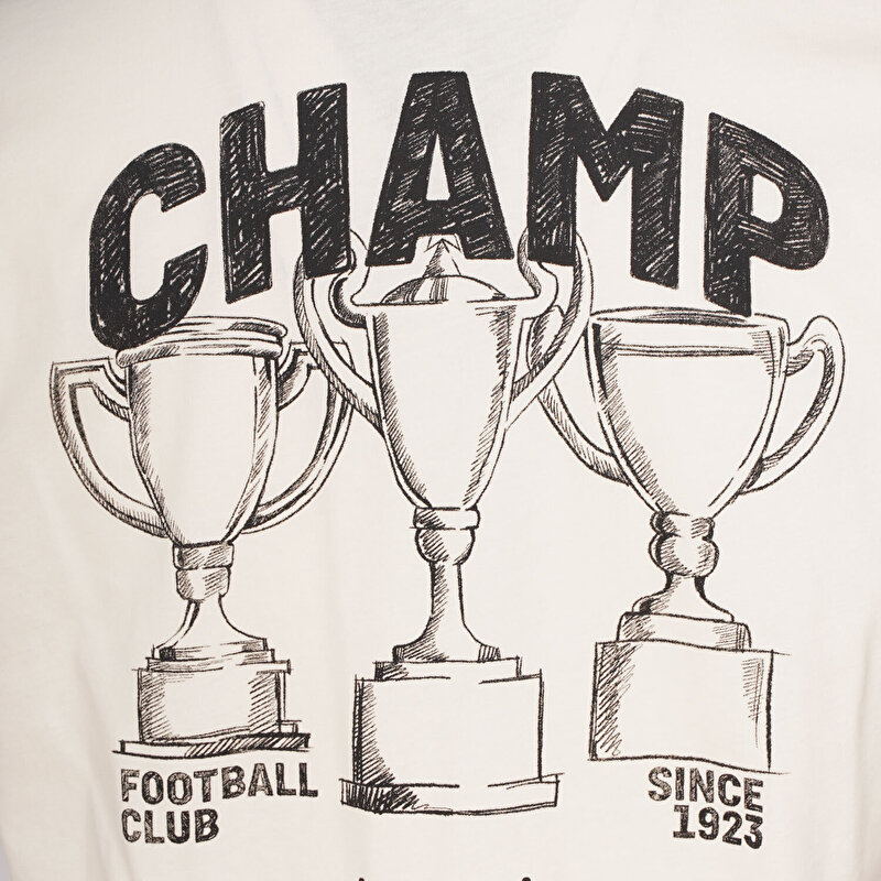 TRINAR KISA KOLLU TİŞÖRT Ekru Erkek Tişört