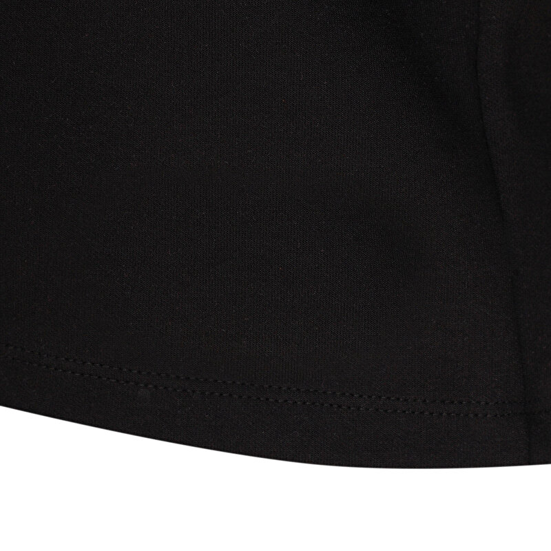 T-TECH W KISA KOLLU TİŞÖRT Siyah Kadın Tişört