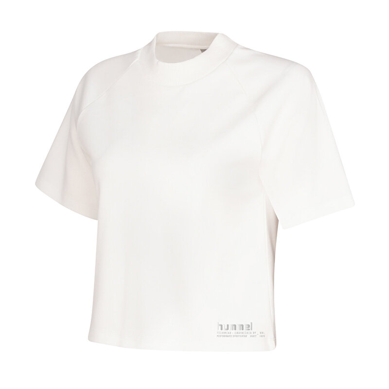 T-TECH W KISA KOLLU TİŞÖRT Beyaz Kadın Tişört