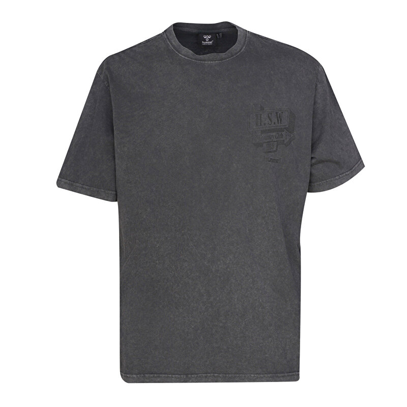 YANTAR OVERSİZE KISA KOLLU TİŞÖRT Siyah Erkek Tişört