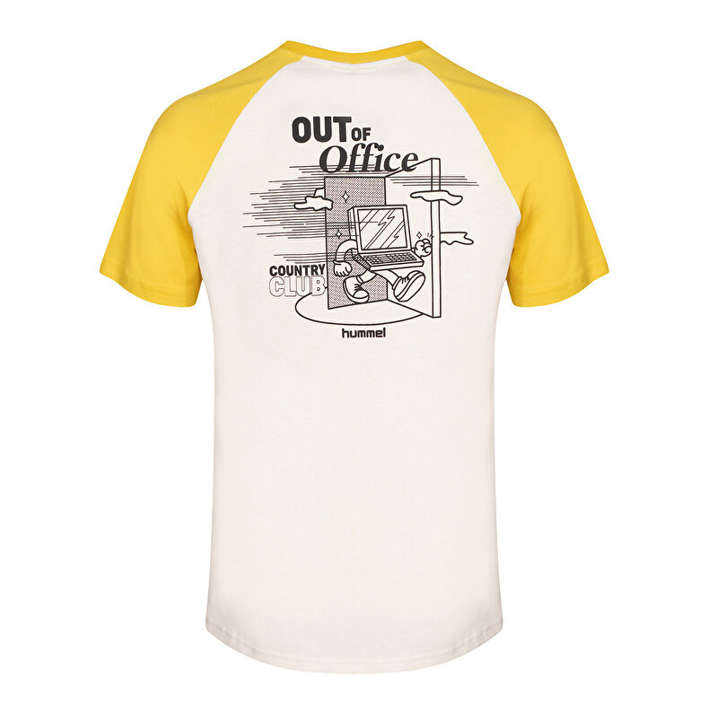 YEMA KISA KOLLU TİŞÖRT Beyaz Erkek Tişört