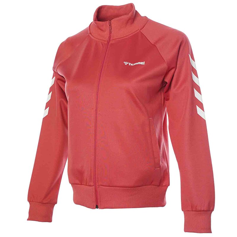 GENESA FERMUARLI SWEATSHIRT Kırmızı Kadın Fermuarlı Sweatshirt