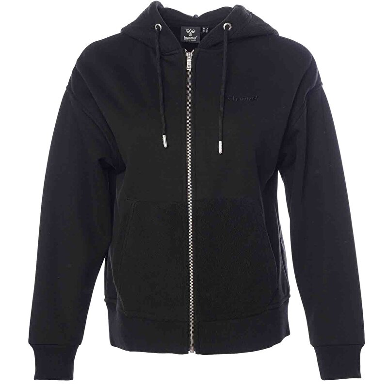 ANE FERMUARLI HOODIE Siyah Kadın Fermuarlı Hoodie