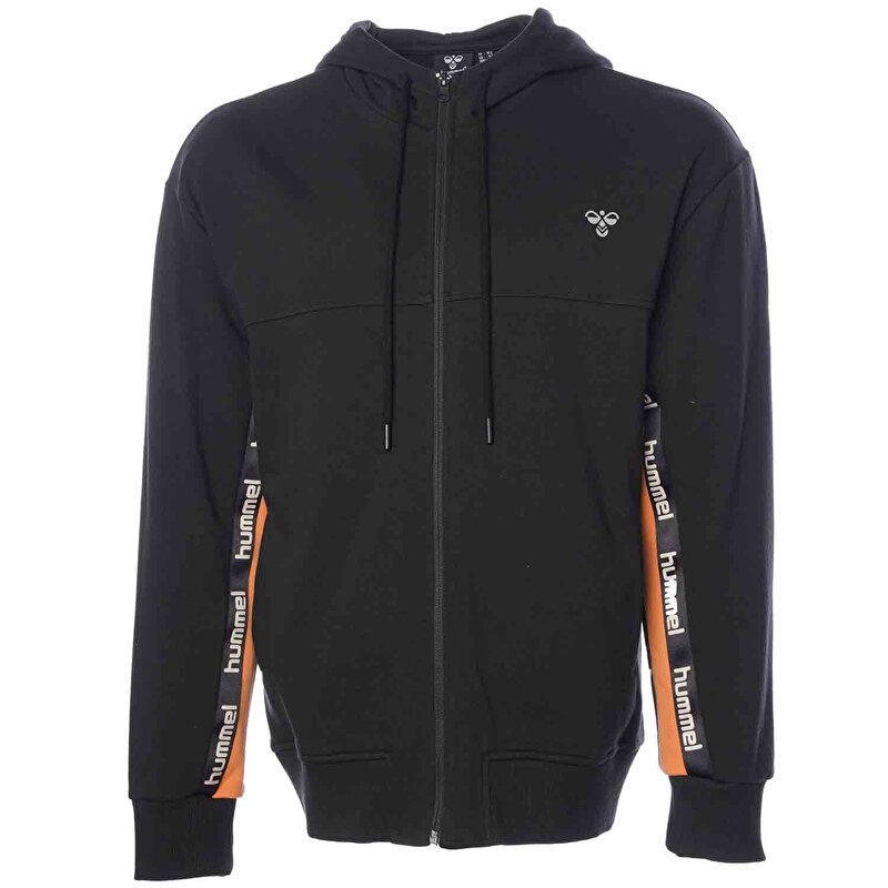 ATES FERMUARLI HOODIE Siyah Erkek Fermuarlı Hoodie