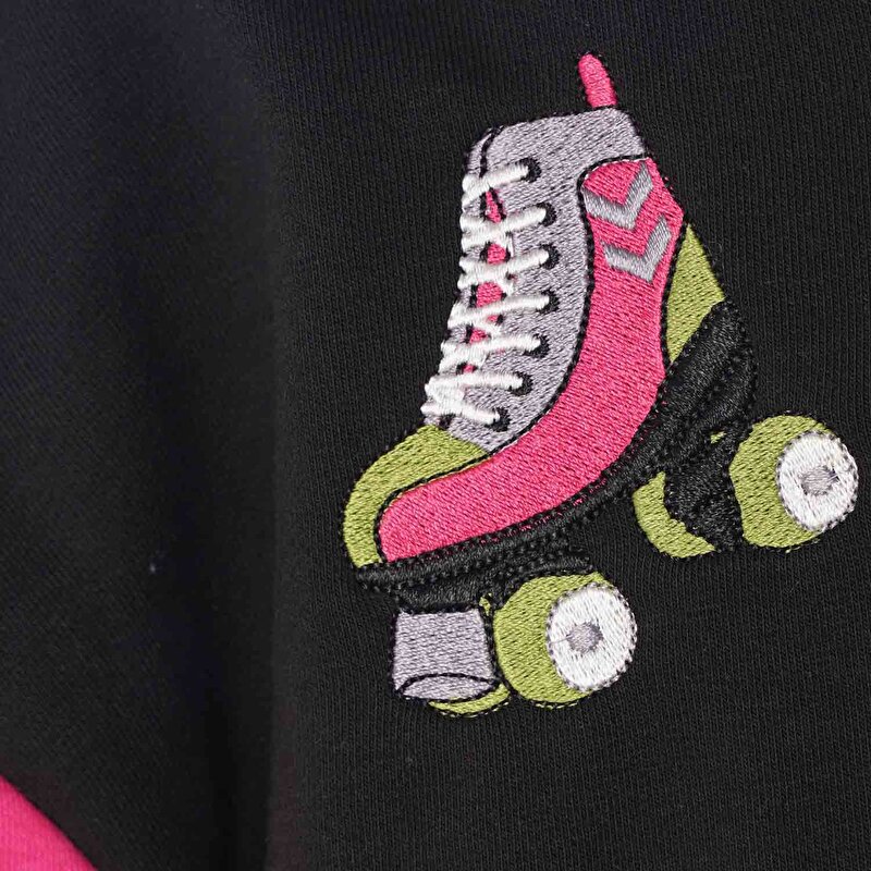 DAGNES BOMBER ÇOCUK FERMUARLI SWEATSHIRT Siyah Çocuk Fermuarlı Sweatshirt