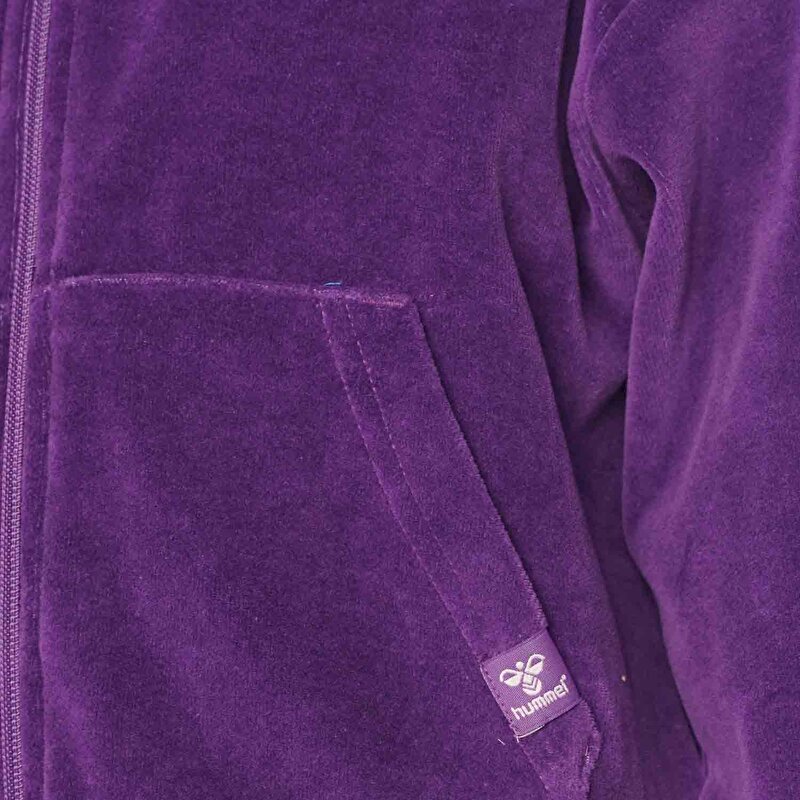 EDITH ÇOCUK FERMUARLI HOODIE Mor Çocuk Fermuarlı Hoodie