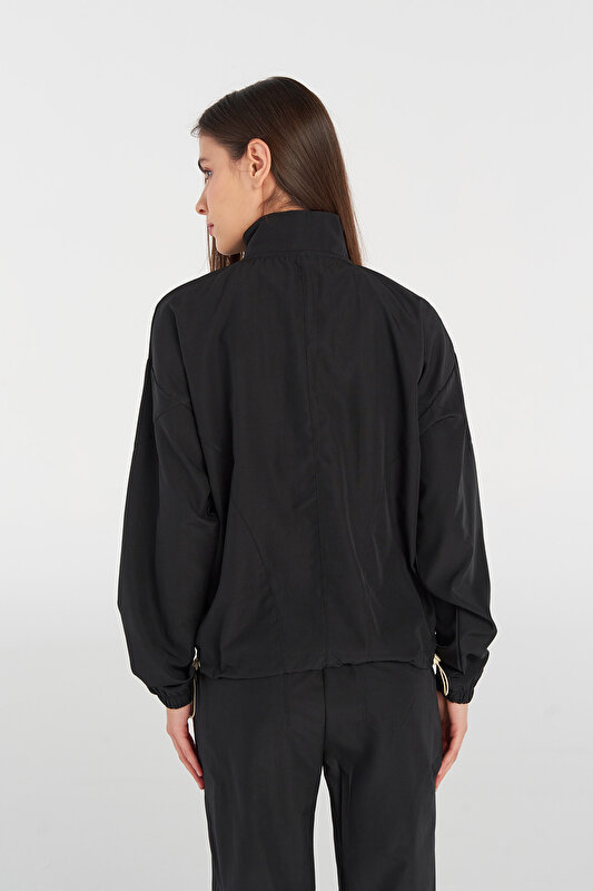 EDNA FERMUARLI SWEATSHIRT Siyah Kadın Fermuarlı Sweatshirt