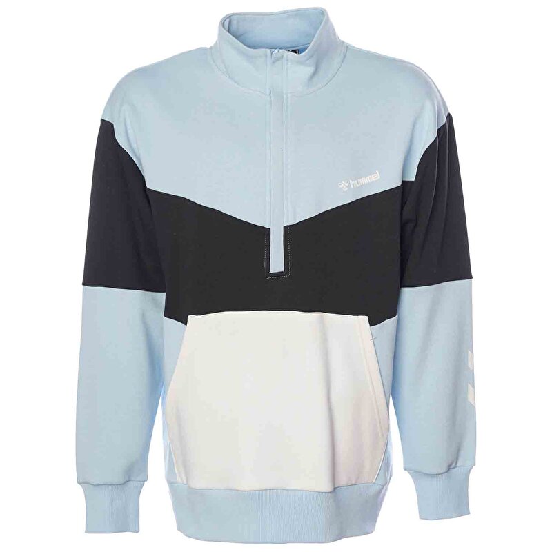 NORMA YARIM FERMUARLI SWEATSHIRT Mavi Erkek Fermuarlı Sweatshirt