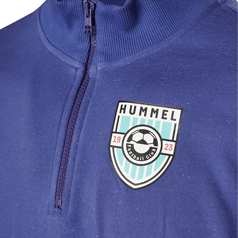 AJAN YARIM FERMUARLI SWEATSHIRT Kristal Mavi Erkek Sweatshirt