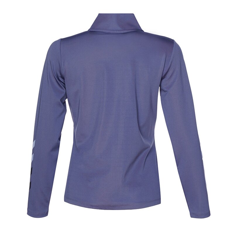 ALMIRA FERMUARLI SWEATSHIRT Kristal Mavi Kadın Sweatshirt