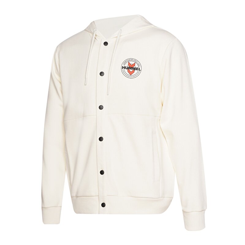 JANIS FERMUARLI HOODIE Beyaz Erkek Hoodıe