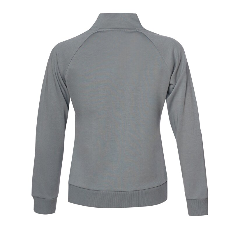 MARENA FERMUARLI SWEATSHIRT Gri Kadın Sweatshirt