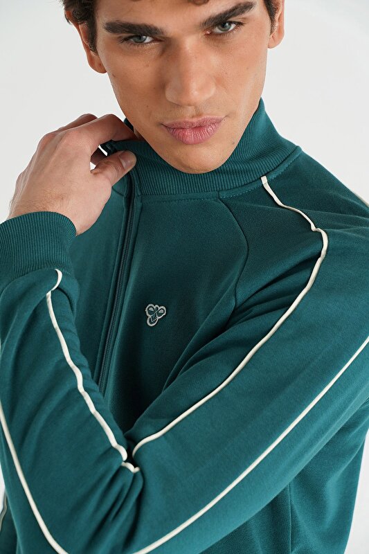 PABLO FERMUARLI SWEATSHIRT Yeşil Erkek Sweatshirt