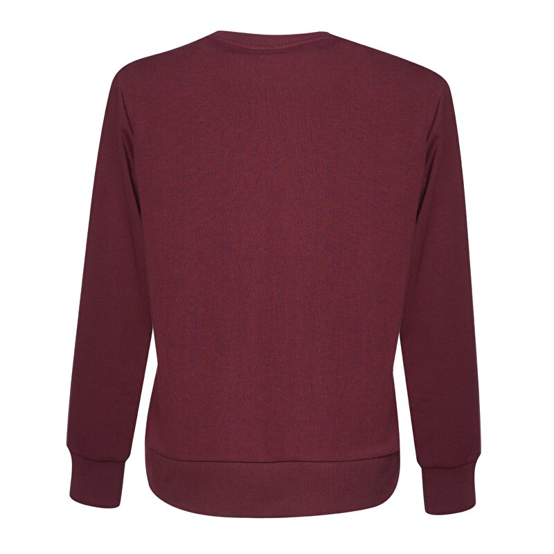 ICONAS SWEATSHIRT Bordo Kadın Sweatshirt