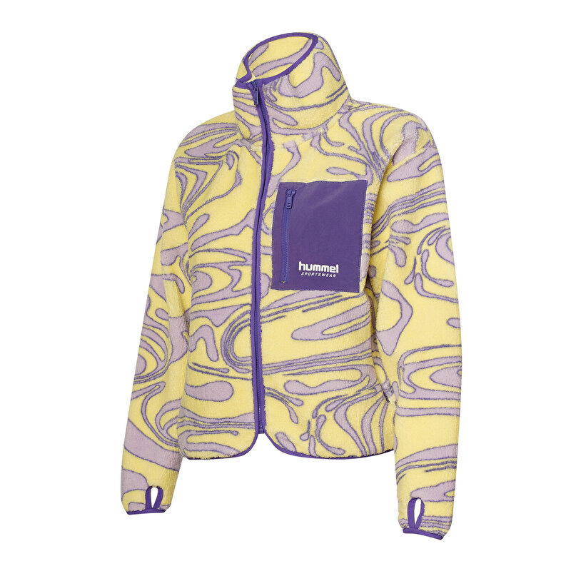 AMBER POLAR FERMUARLI SWEATSHIRT Sarı Kadın Sweatshirt