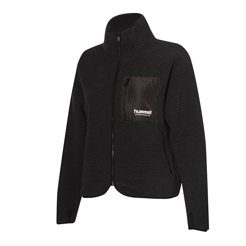 ARUN POLAR FERMUARLI SWEATSHIRT Siyah Kadın Sweatshirt