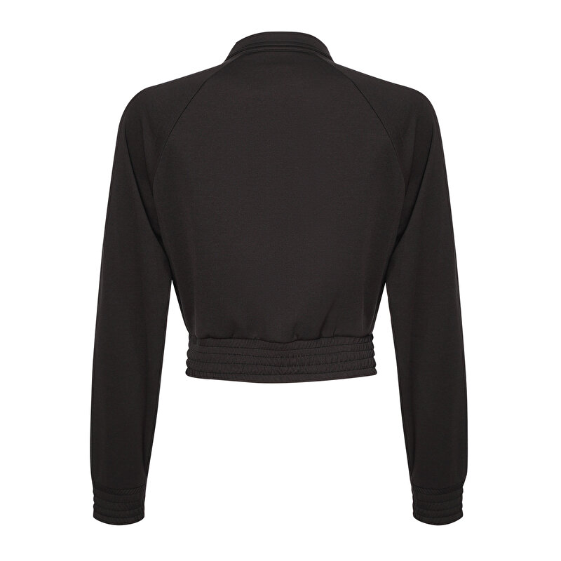 JED FERMUARLI SWEATSHIRT Siyah Kadın Sweatshirt