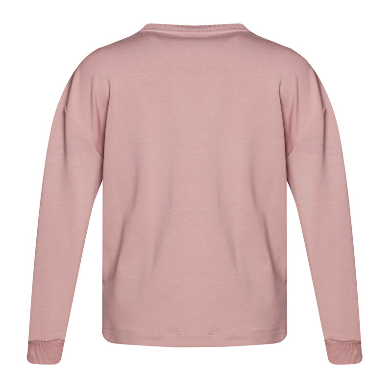 MELTON SWEATSHIRT Pembe Kadın Sweatshirt & Hoodie