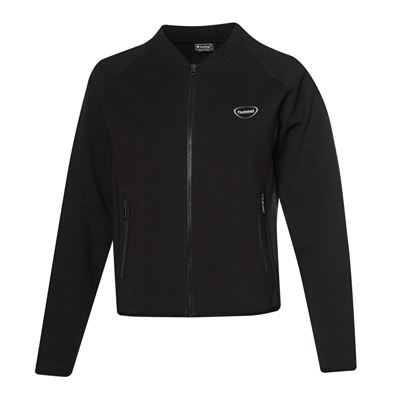 TECH FERMUARLI SWEATSHIRT Siyah Kadın Sweatshirt