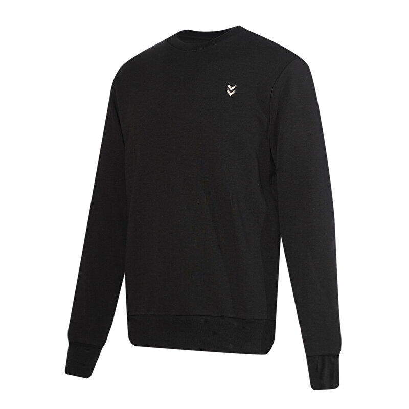 T-PULSE MALE CO REGULAR CREW NECK SWEATSHIRT Siyah Erkek Sweatshirt