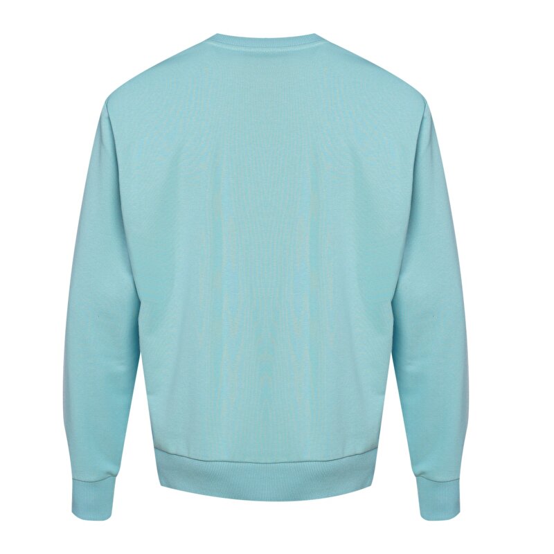 T-PULSE MALE CO REGULAR CREW NECK SWEATSHIRT Mavi Erkek Sweatshirt