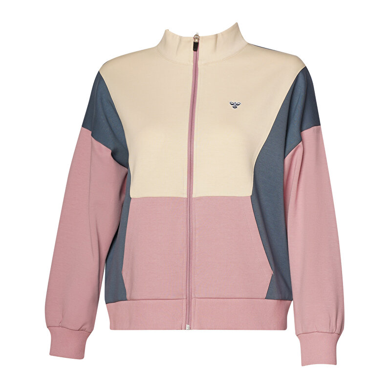 YANKEY FERMUARLI SWEATSHIRT Pembe Kadın Sweatshirt