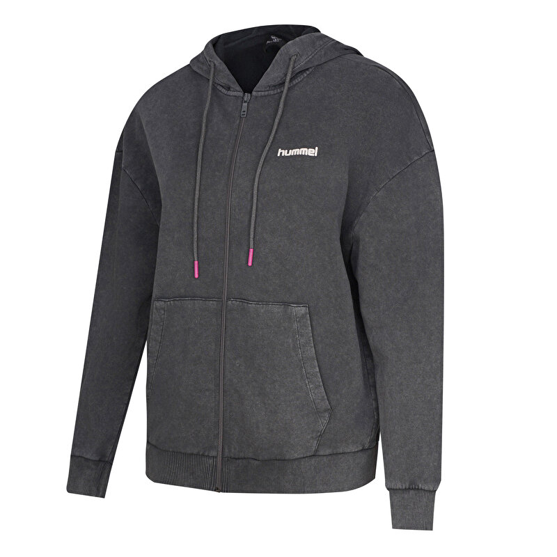 ROMERAL FERMUARLI HOODIE Siyah Kadın Fermuarlı Hoodie