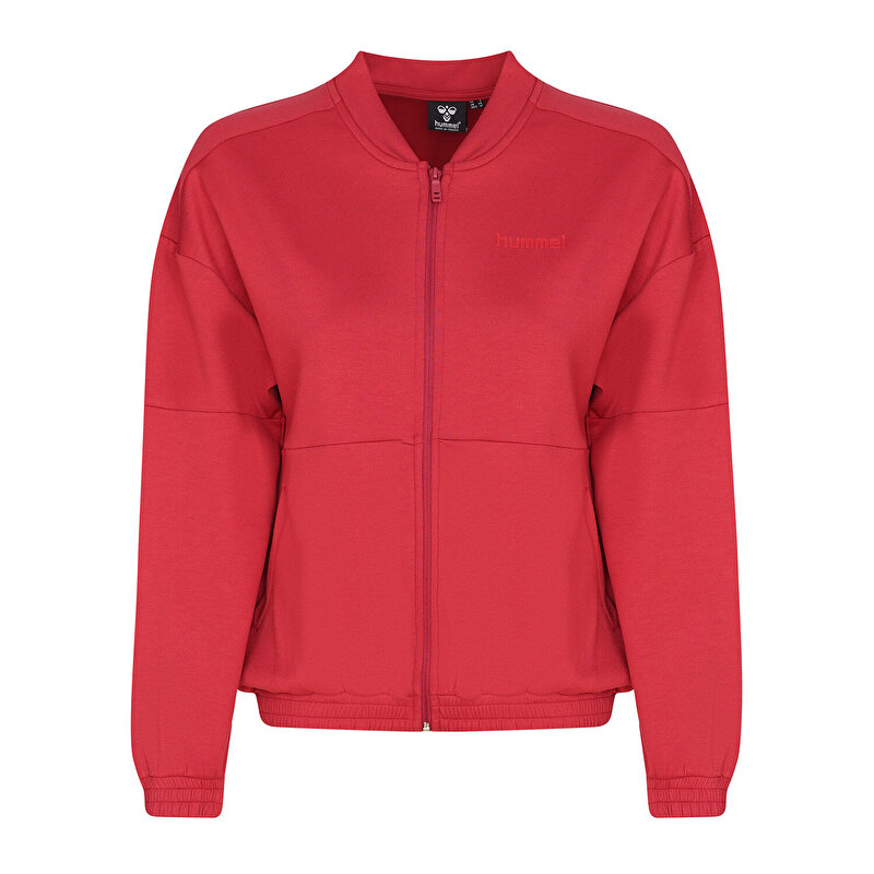 SARGENTO FERMUARLI SWEATSHIRT Kırmızı Kadın Fermuarlı Sweatshirt