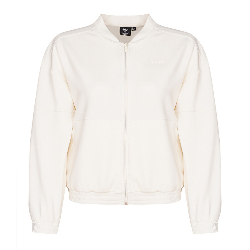 SARGENTO FERMUARLI SWEATSHIRT Ekru Kadın Fermuarlı Sweatshirt