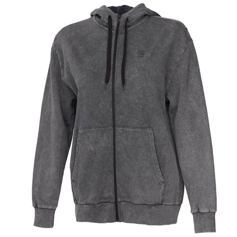 DELLAX YARIM FERMUARLI HOODIE - hummel 
