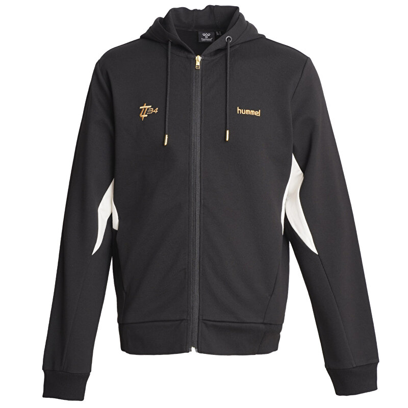 LUCAS FERMUARLI HOODIE Siyah Erkek Hoodie