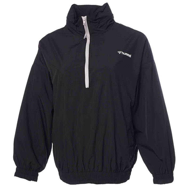 FOLOA YARIM FERMUARLI YAĞMURLUK Siyah Kadın Yağmurluk