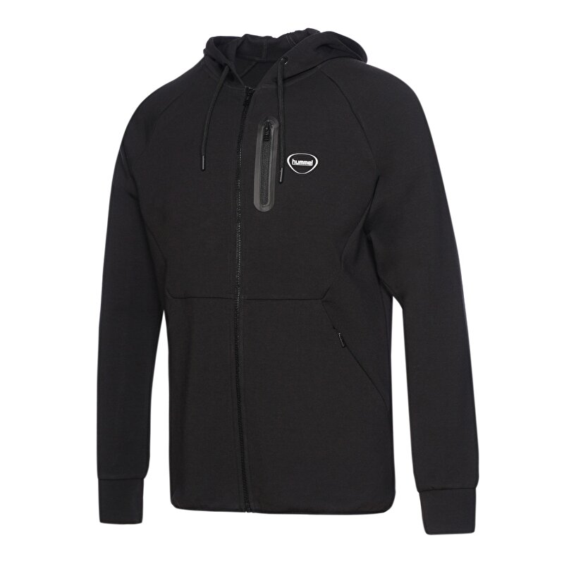 NOVA FERMUARLI HOODIE Siyah Erkek Fermuarlı Hoodie