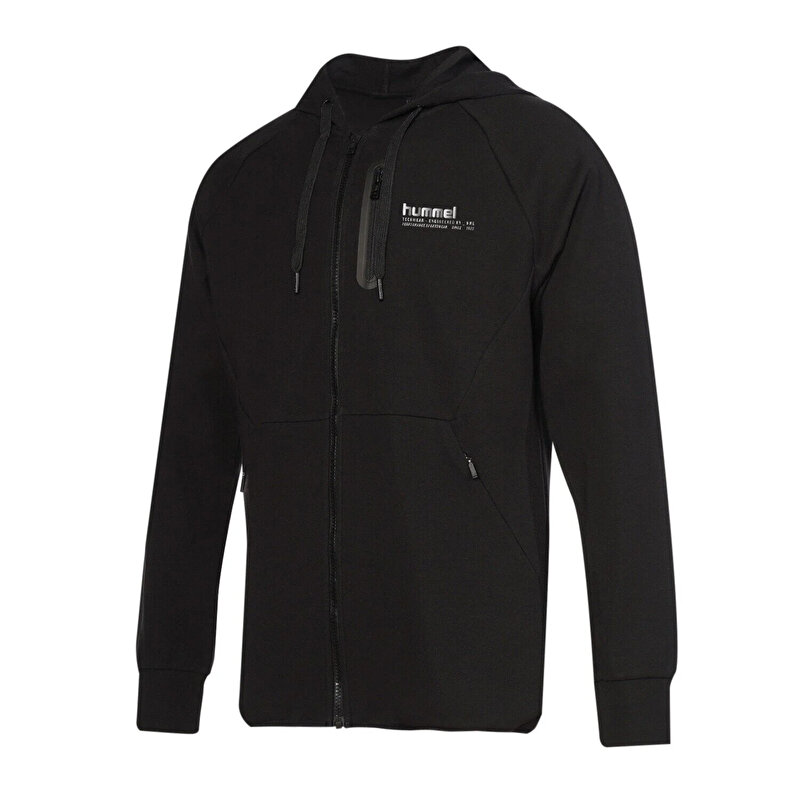 NOVA FERMUARLI HOODIE Siyah Erkek Fermuarlı Hoodie