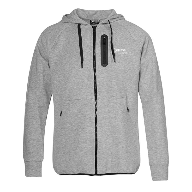 NOVA FERMUARLI HOODIE Gri Erkek Hoodie