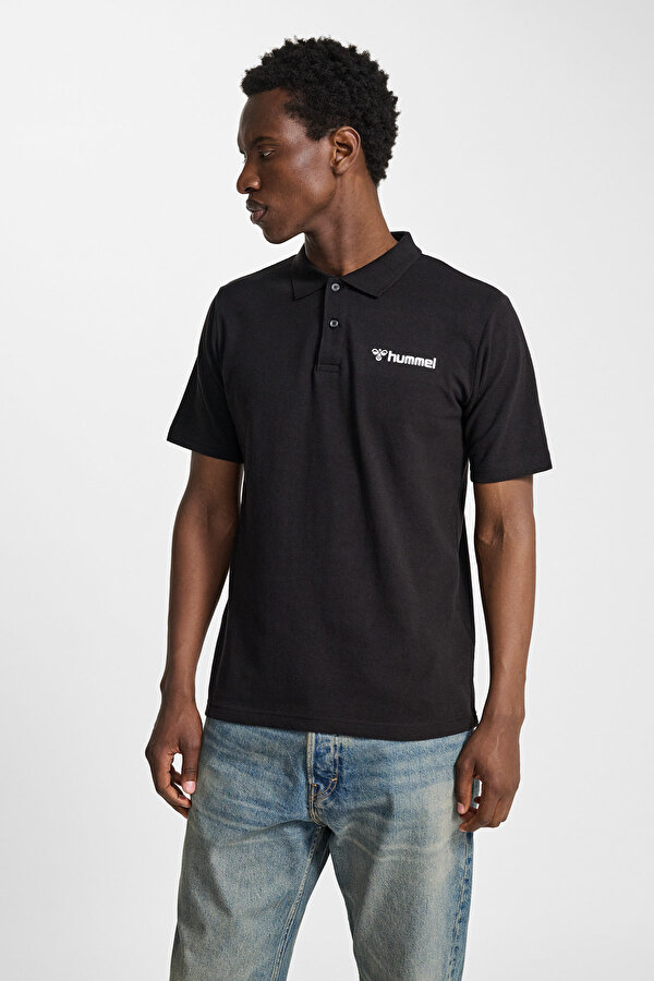 MOVER COTTON KISA KOLLU POLO YAKA TİŞÖRT Siyah Erkek Tişört