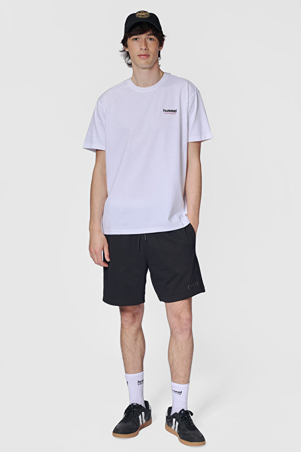 LOOSE SPORTSWEAR KISA KOLLU TİŞÖRT Beyaz Unisex Tişört