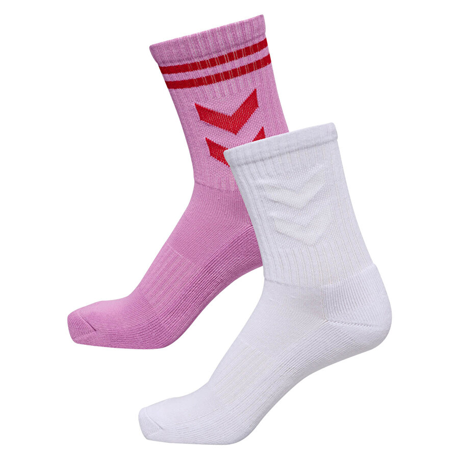 LOVE 2PK ÇORAP Beyaz - Pembe Unisex Çorap