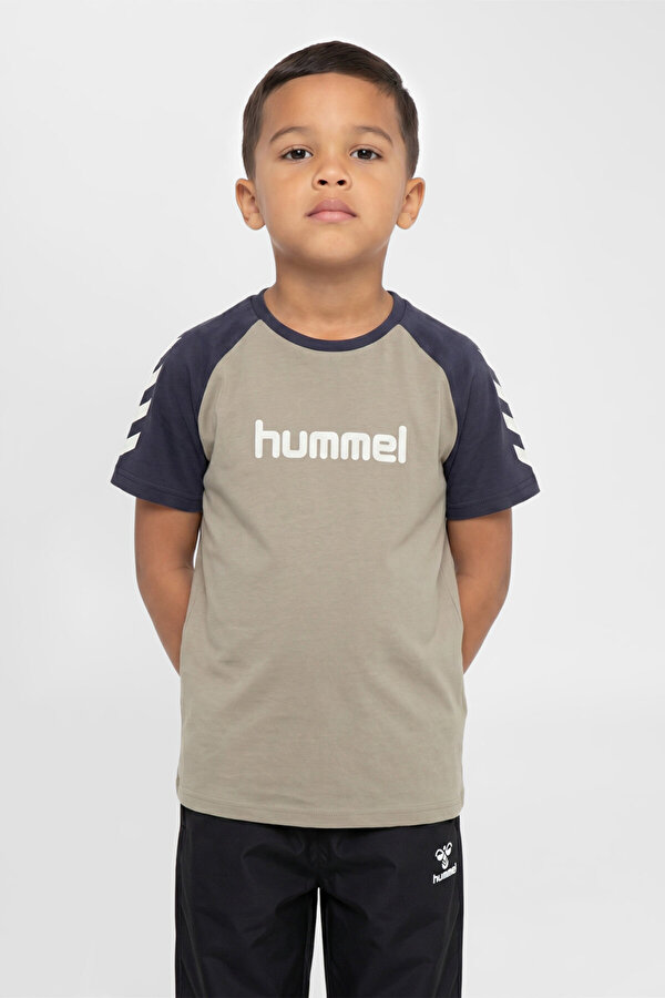 JR LOGO ÇOCUK KISA KOLLU TİŞÖRT - hummel 