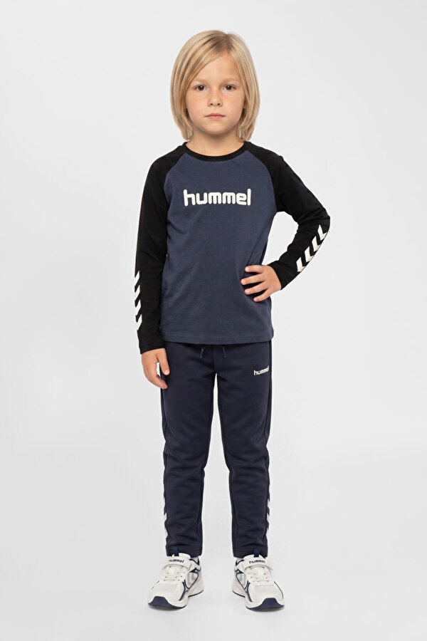 JR LOGO ÇOCUK UZUN KOLLLU TİŞÖRT - hummel 