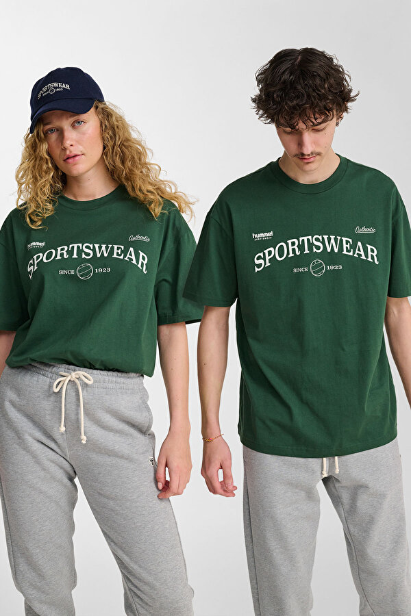 LOOSE TEE CLUB SPORTSWEAR KISA KOLLU TİŞÖRT Yeşil Unisex Tişört