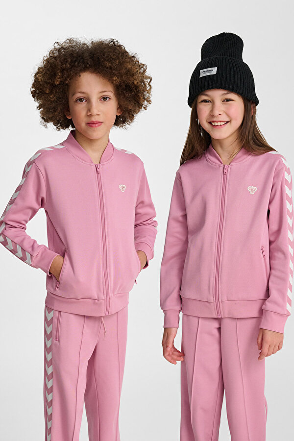 JR ARCHIVE REG POLY ÇOCUK FERMUARLI SWEATSHIRT Pembe Çocuk Sweatshirt 